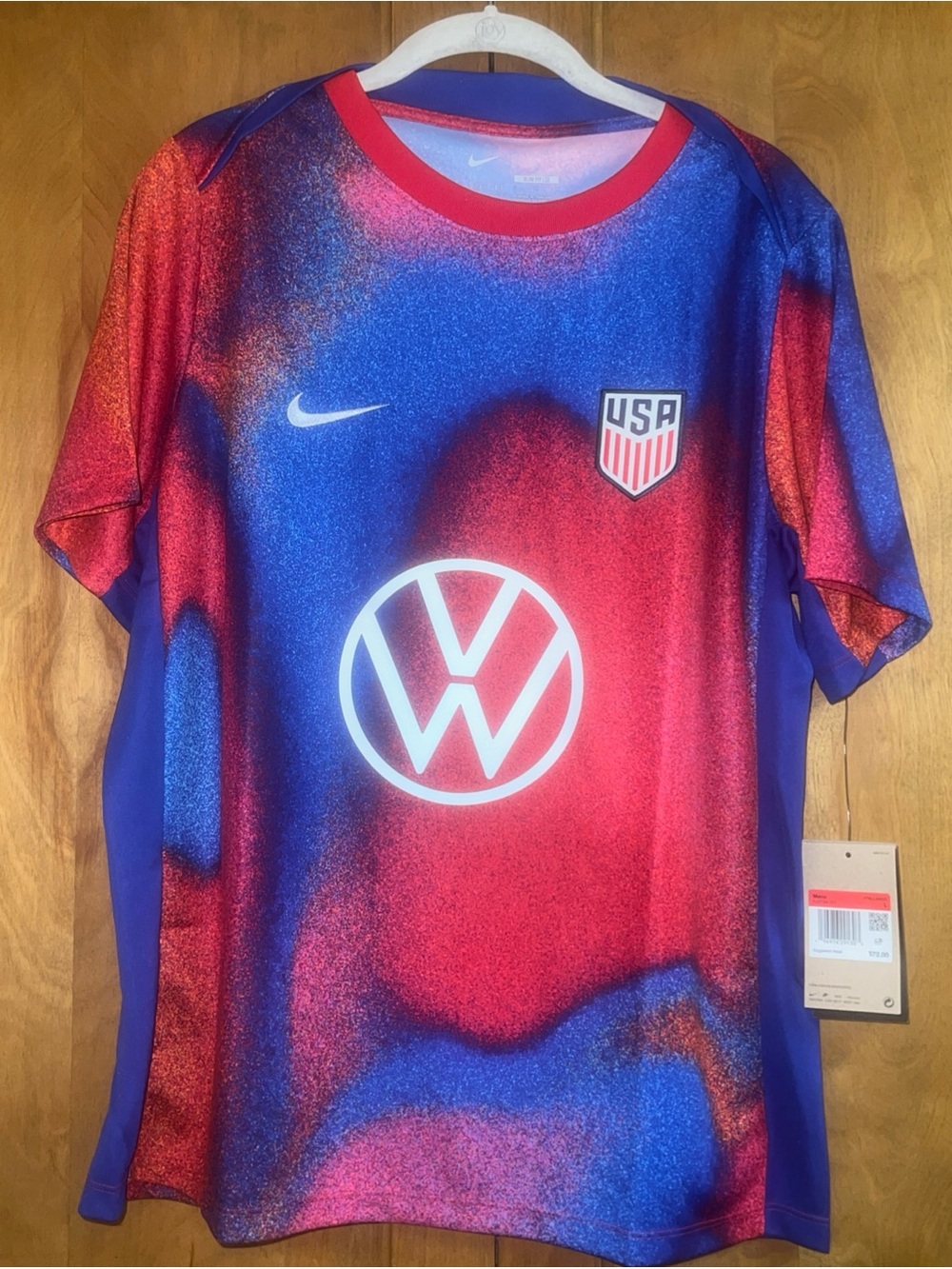Nike USA Soccer Dri-fit VW Jersey Women's Size Large NWT